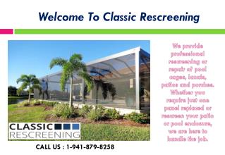 Pool Screen Repair Sarasota-FL