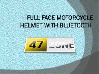 Full Face Motorcycle Helmet With Bluetooth