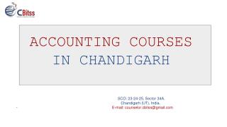 Accounting courses in Chandigarh