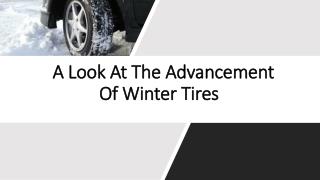 A Look At The Advancement Of Winter Tires  