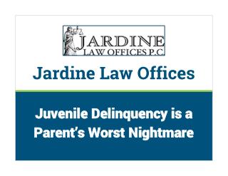 Juvenile Delinquency is a Parent’s Worst Nightmare