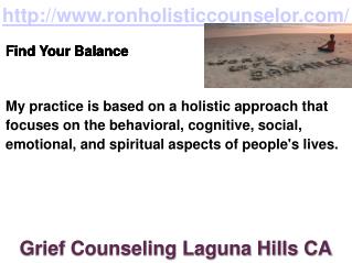 Grief Counseling Laguna Hills CA