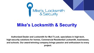 Commercial Residential Locksmith Services Maryland