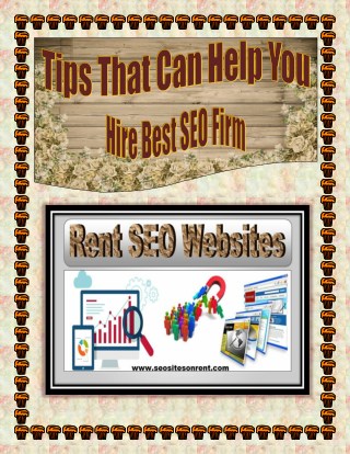 Tips That Can Help You Hire Best SEO Firm