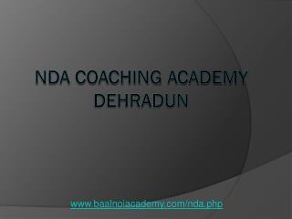 Nda coaching academy in dehradun