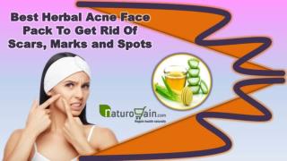Best Herbal Acne Face Pack to Get Rid of Scars, Marks and Spots