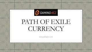 Path of exile currency