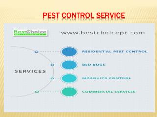 Pest Control Service In Ohio | Best Choice PC |