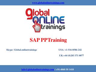 Best SAP PP Online training