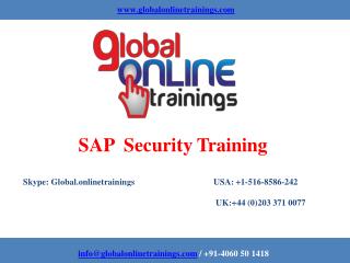 SAP Security Training | SAP Security Online Training - GOT