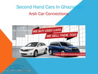 Second Hand Cars In Ghaziabad