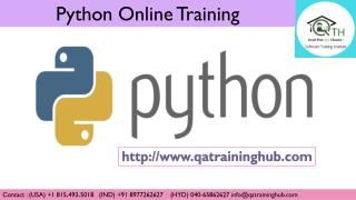 Best Python Online Training with Live Project by Expert