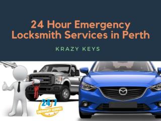 24 Hour Emergency Locksmith Services in Perth