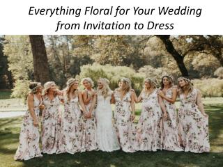 Trending Floral wedding inspiration-2018