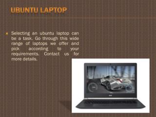 Buy Laptop with Linux