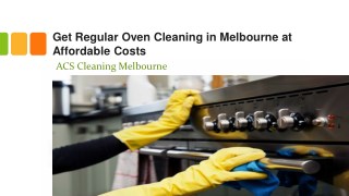 oven cleaning Melbourne