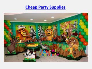 Party supplies online