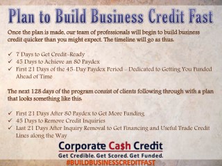 Plan to Build Business Credit Fast