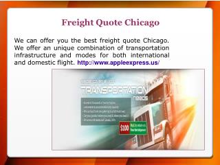 Freight Broker Chicago