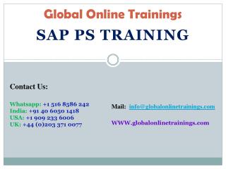 Best sap ps Online training