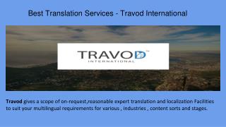 Travod International - Translation Specialists in London