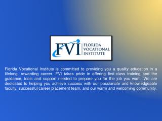 Patient Care Technician, Pharmacy Technician School - FLORIDA VOCATIONAL INSTITUTE