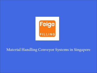 Conveyor Systems and Equipment