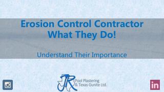 Erosion Control Contractor â€“ What they do!