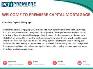 Premiere Capital Mortgage | California Mortgage Company
