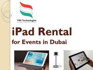 iPad rental for Events in Dubai