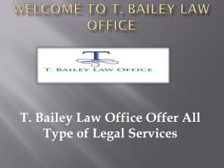 Federal criminal attorney tennesseet bailey law office