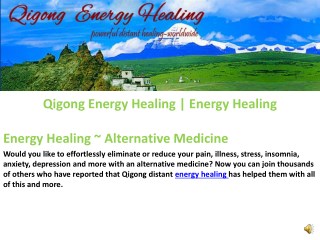 Qigong Energy Healing | Energy Healing