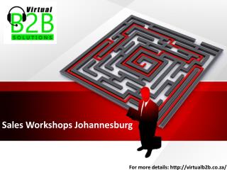 Sales Workshops Johannesburg