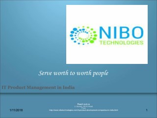 IT Product Management in India - NIBO Technologies