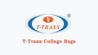 College Bags By T-traxx