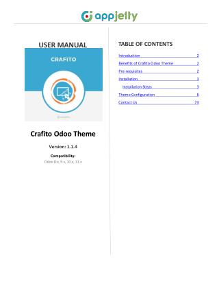 Odoo Crafito Theme