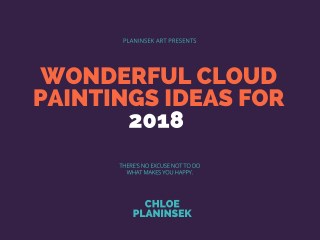 Wonderful Cloud Paintings Ideas for 2018