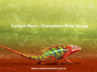 Custom Pens - Chameleon Print Group