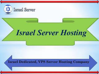 Israel Server Hosting provide Best Plan