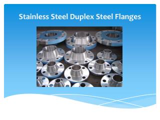 Stainless Steel Duplex Steel Flanges