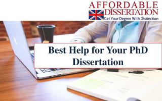 Best Help for Your PhD Dissertation