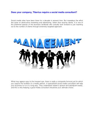 Tiberius Management (Tiberius-Management.com) provides the best services of media buying, negotiating price and placemen