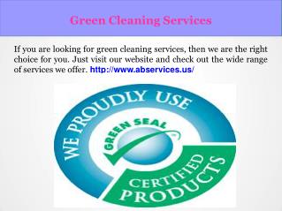 Cleaning Service