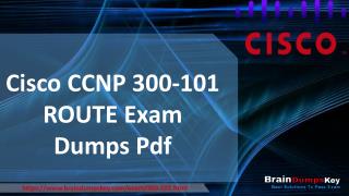 Latest Cisco 300-101 Exam Guide and Exam Dumps