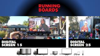 Why choose running boards for events and product promotions?