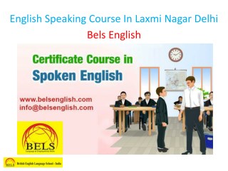 English Speaking Course In Laxmi Nagar Delhi