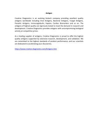 antigen