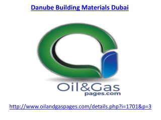 Get the best services of danube building materials company in Dubai