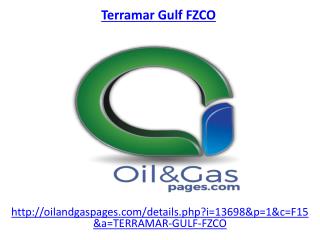 Get the best service of terramar gulf fzco company