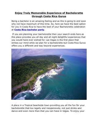 Costa Rica Gurus